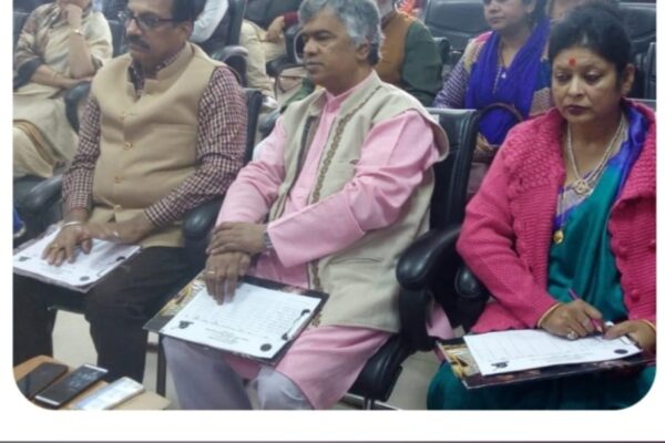 Prof. Dr.Padmini Tikoo Judging music competition in NZCC organised program.