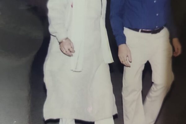 Rajaji Tikoo attending music program along with Deputy Chief Minister, Jammu Kashmir.